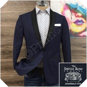 SAVILE ROW Mens Blazer Sport Coat Casual Dinner Jacket‎ Size 38R Slim Fit Suit